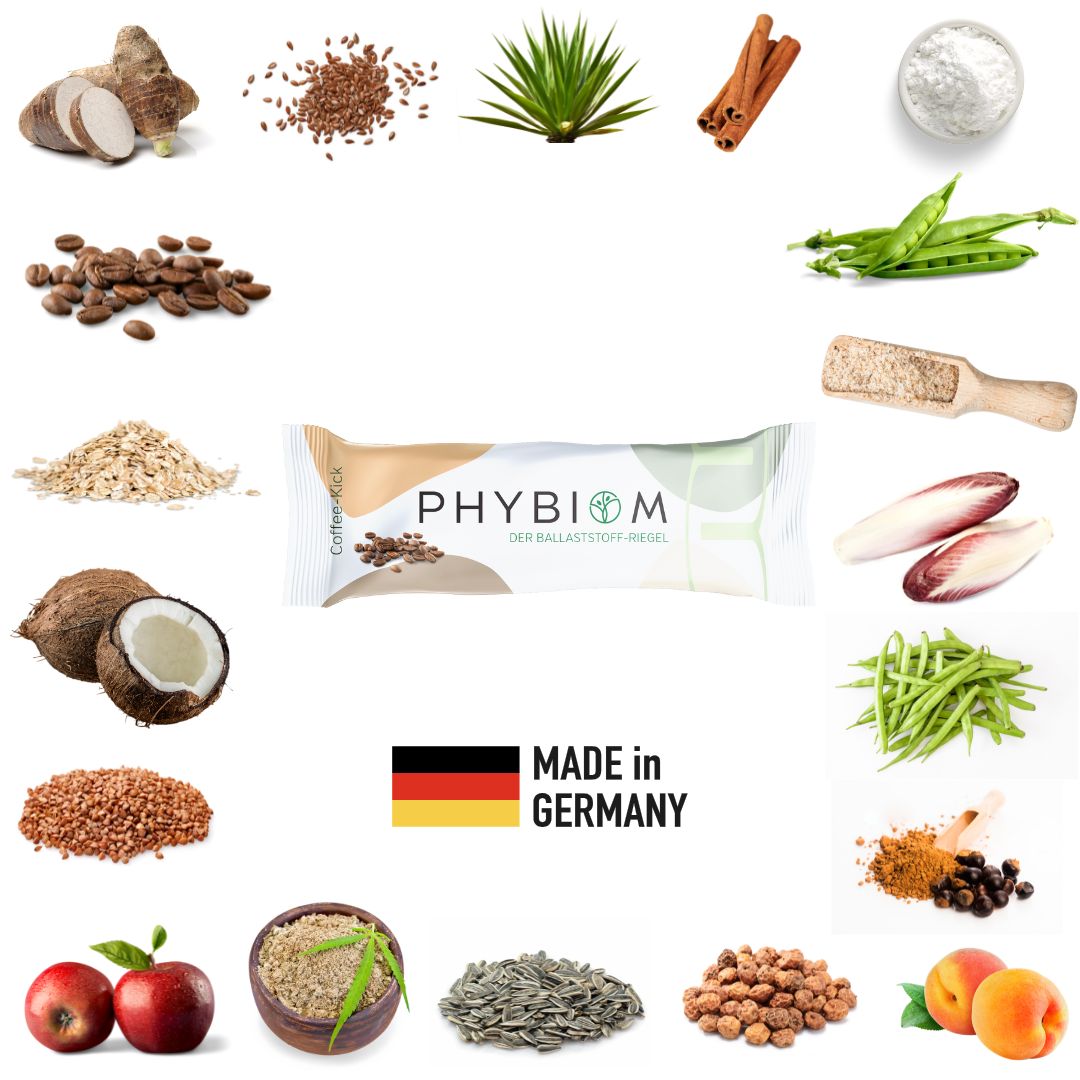 Phybiom - Ballaststoff-Riegel Coffee-Kick (9 Stück)