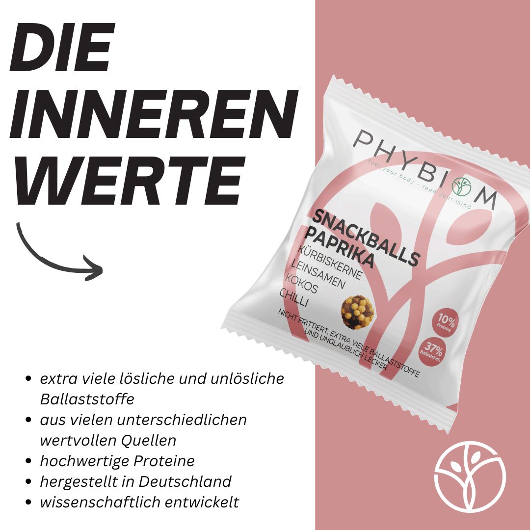 Phybiom - Snackballs Paprika (6 Beutel)