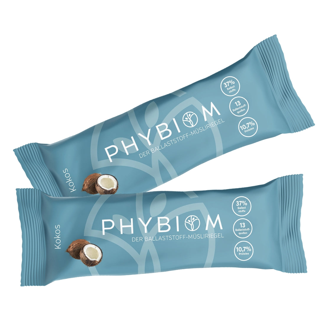 Phybiom - Ballaststoff-Riegel Kokos (10 Stück)