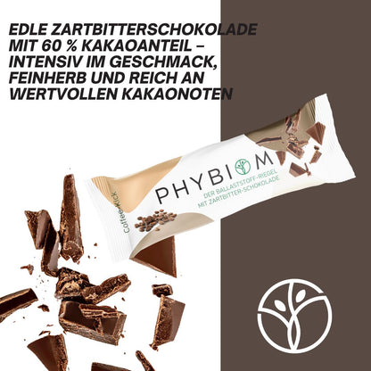 Phybiom - Schoko-Ballaststoff-Riegel Classic-Kakao (8 Stück)