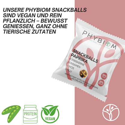 Phybiom - Snackballs Paprika (6 Beutel)