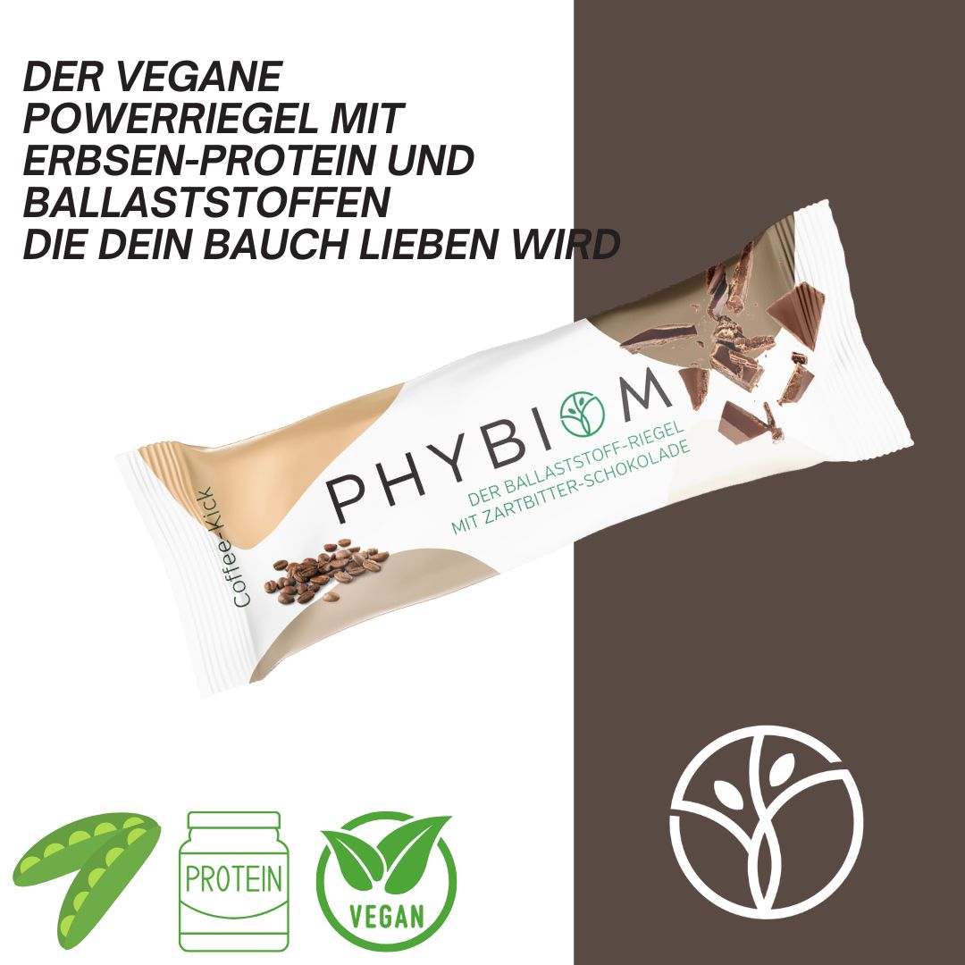 Phybiom - Schoko-Ballaststoff-Riegel Classic-Kakao (8 Stück)