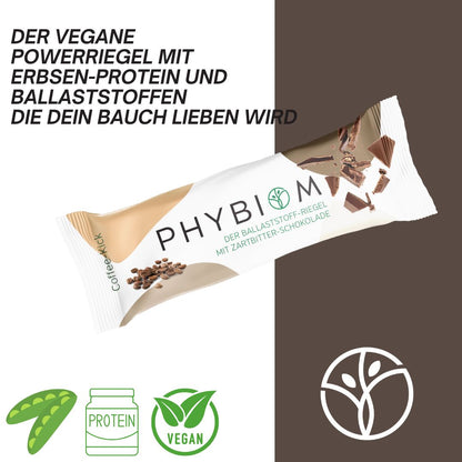 Phybiom - Schoko-Ballaststoff-Riegel Classic-Kakao (8 Stück)