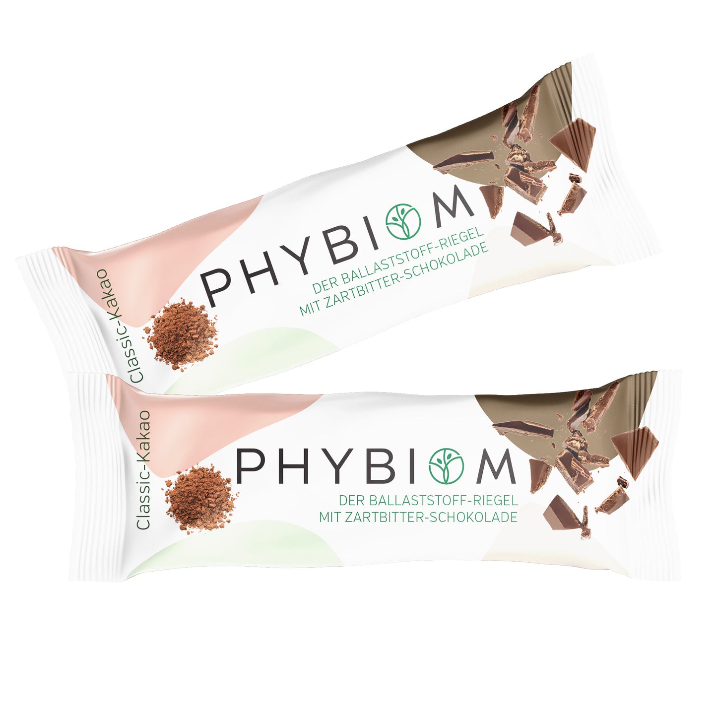 Phybiom - Schoko-Ballaststoff-Riegel Classic-Kakao (8 Stück)