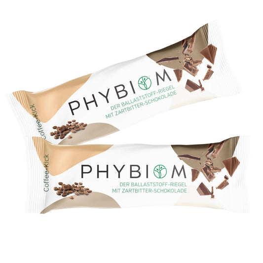Phybiom - Schoko-Ballaststoff-Riegel Coffee-Kick (8 Stück)