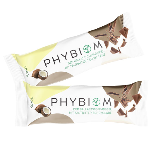 Phybiom - Schoko-Ballaststoff-Riegel Kokos (8 Stück)