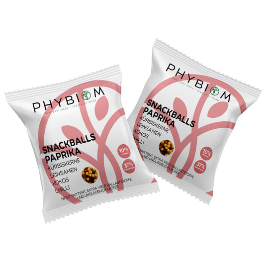 Phybiom - Snackballs Paprika (6 Beutel)